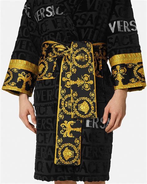 vintage versace bathrobe|Versace bathrobe price.